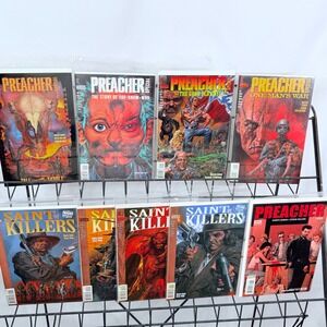 Saint of Killers 1-4, Preacher Promo & 4 One Shots lot Vertigo Garth Ennis
